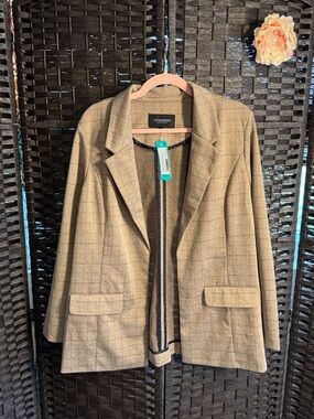 Liverpool Princess Darts Boyfriend Blazer Khaki Size XL